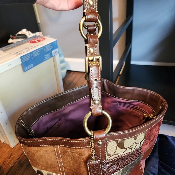 Coach patchwork tote - Picture 9 of 12